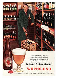 Whitbread: 1952 UK advert Whitbread pale ale