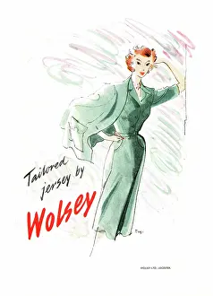 1952 UK magazine advert Wolsey clothing