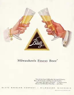Blatz: 1952 U.S. Magazine Blatz beer Advert
