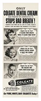 Colgate: 1952 U.S. Magazine Colgate Toothpaste Ad