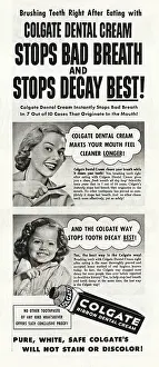 Colgate: 1952 U.S. Magazine Colgate Toothpaste Ad
