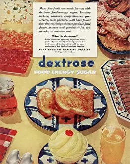 Fizzy: 1952 U.S. Magazine Dextrose Sugar Advert
