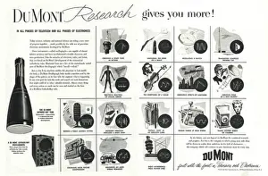 Programming: 1952 U.S. Magazine Du Mont Electronics Advert