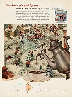 Instant: 1952 U.S. Magazine Maxwell House Coffee Advert