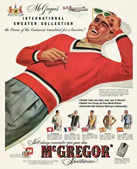 Jumpers: 1952 U.S. Magazine McGregor Sweater Advert