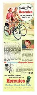 1953 advert Hercules bicycles