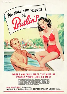 Butlin: 1953 Butlin's advert