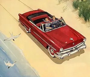 Cabrio: 1953 Ford Crestline Sunliner Convertible