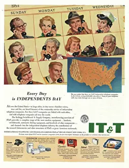 Transmitters: 1953 US Magazine ad IT&T electricals