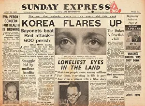 Pokpung: 1953 Sunday Express Korean War