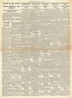 Ioseb: 1953 The Times Death of Stalin