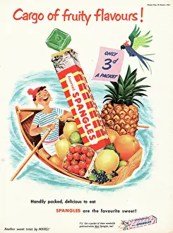 Boiled: 1953 UK advert Spangles sweets