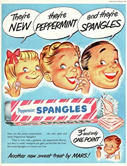 Boiled: 1953 UK advert Spangles sweets