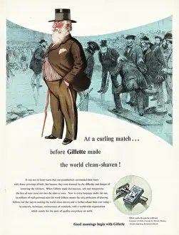 Gillette: 1953 U.S. Magazine Gillette Advert