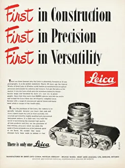 Leica: 1953 U.S. Magazine Leica Camera Advert