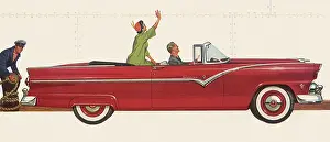 Vehicvehicles: 1955 Ford Crestline Sunliner Convertible