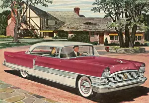 Driveway: 1955 Packard Four Hundred Sedan