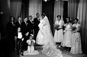 Maimane: 1958: - Arthur Maimane Wedding. (Photograph by Drum
