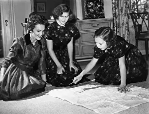 Tricia: 1958 Nixon Family. From left: Second Lady ?