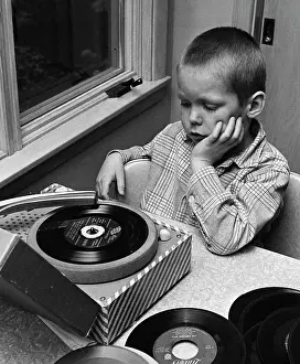 Phonographs: 1960s 1970s Boy With Buzz Haircut