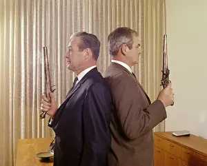 Avenge: 1960s 2 Middle Aged Business Men