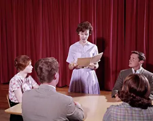 1960s 5 Students Teens Around