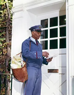 Mailman: 1960s African-American Man Mailman