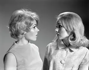Eavesdrop: 1960s Two Blond Women In Profile