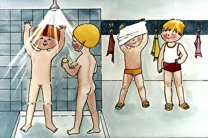 Showering: 1960s German education