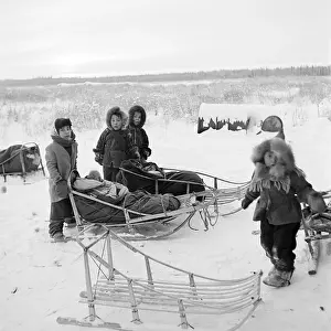 Tundra: 1960s Group Of Eskimo Children
