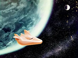 Wingless: 1960s Illustration Of M-2 Wingless