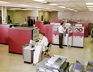 Mainframe: 1960s Two Men Computer Programmers