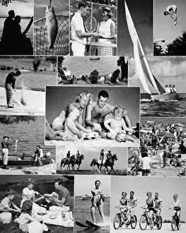 Engaging: 1960s Montage Of People Engaging