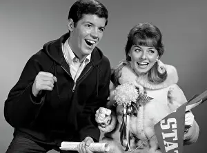 Undergraduate: 1960s Portrait Of Couple At Game