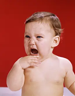 Bawling: 1960s Portrait Of Crying Baby