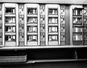 Setup: 1960s Series Of Four Cafeteria