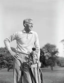 Fairway: 1960s Smiling Blonde Man Handsome