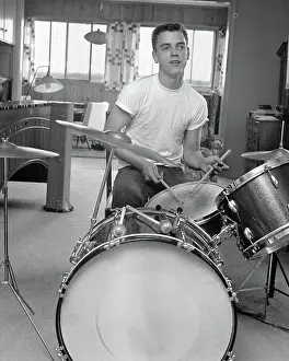 Snare: 1960s Teen Boy With Buzz Cut In