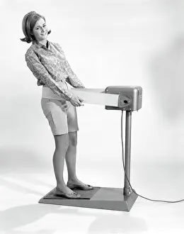 Dependency: 1960s Woman Standing On Exercise