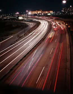 Expressway: 1960straffic On Schuylkill Expressway