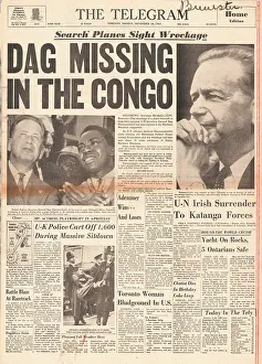 Dc 6: 1961 Dag Hammarskjold killed In plane crash