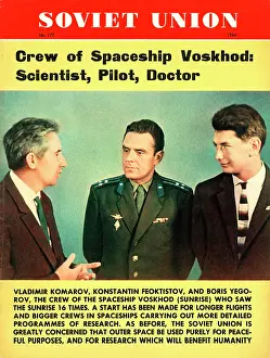 Feoktistov: 1964 The Soviet Union Issue 177 Soviet cosmonauts