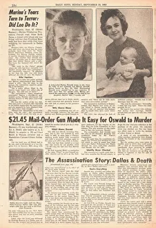 Rubenstein: 1964 Warren Report into assassination of JFK