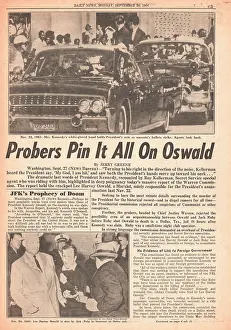 Rubenstein: 1964 Warren Report into assassination of JFK
