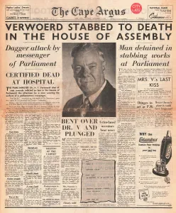 Dimitri: 1966 Cape Argus Assassination of Dr Verwoerd