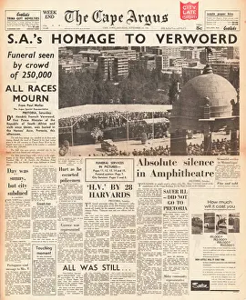 Dimitri: 1966 Cape Argus Funeral of Dr Verwoerd