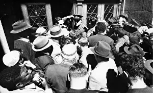 Verwoerd: 1966 - Dr. Verwoerd Assassinated - Crowd fighting to