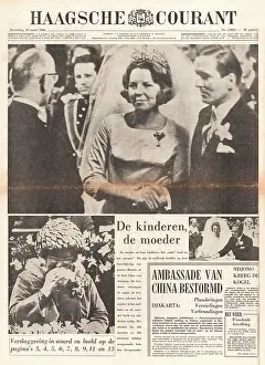 Lippe Biesterfeld: 1966 Haagsche Courant Wedding of Princess Beatrix