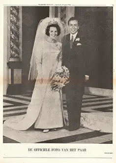 Lippe Biesterfeld: 1966 Haagsche Courant Wedding of Princess Beatrix