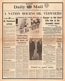 Dimitri: 1966 The Rand Daily Mail Assassination of Dr Verwoerd